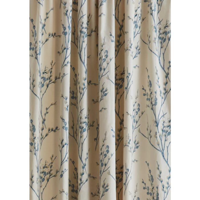 Ashley Wilde Laura Ashley Pussy Willow Offwhite/Seaspray Header Tape Curtains