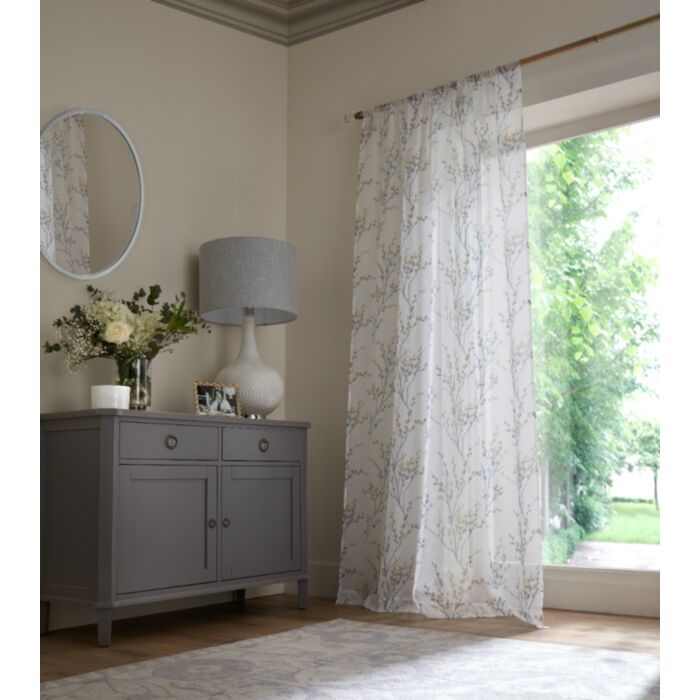 Ashley Wilde Laura Ashley Pussy Willow Seaspray Ready Made Curtains