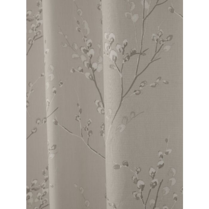 Ashley Wilde Laura Ashley Pussy Willow Truffle Natural Ready Made Curtains