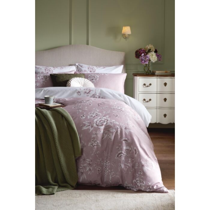 Ashley Wilde Laura Ashley Rowsham Garden Dark Blush Bedding