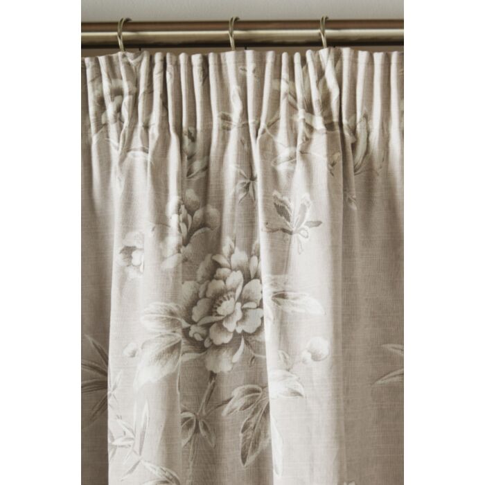 Ashley Wilde Laura Ashley Rowsham Garden Natural Ready Made Curtains