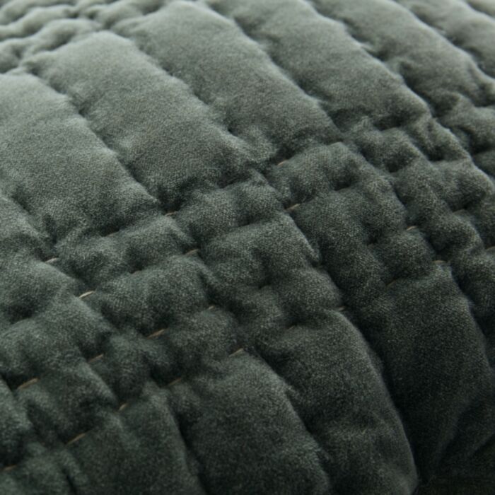 Ashley Wilde Laura Ashley Scalloped Pine Green 43x43cm Microfibre Cushion