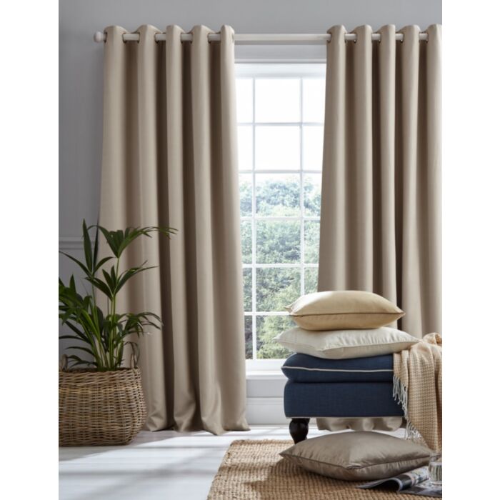 ashley wilde Laura Ashley Stephanie Natural Ready Made Curtains