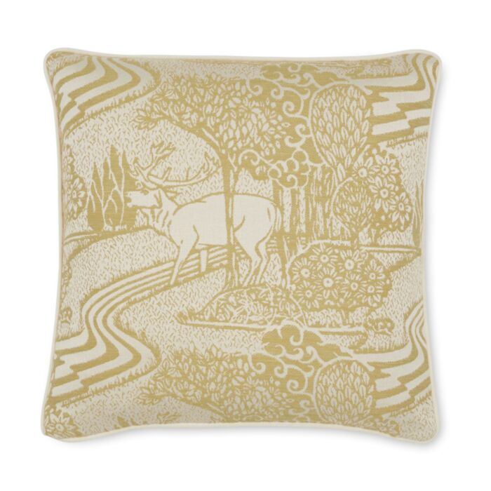 Ashley Wilde Laura Ashley Trecastle Ochre 45x45cm Feather Cushion