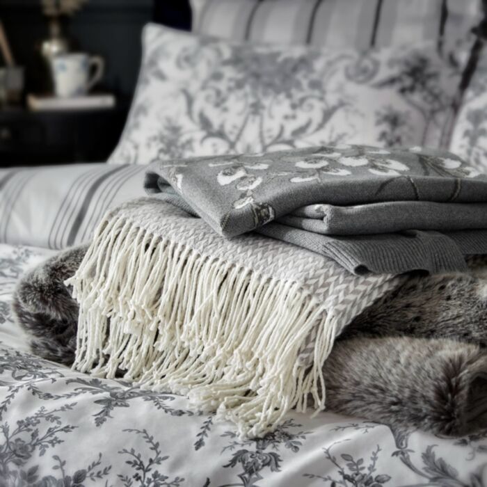 Ashley Wilde Laura Ashley Tuileries Charcoal Bedding