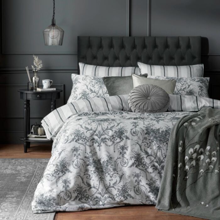 ashley wilde Laura Ashley Tuileries Charcoal Bedding