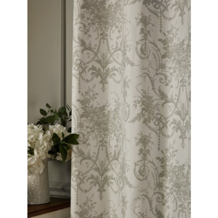 Ashley Wilde Laura Ashley Tuileries Dark Dove Grey Ready Made Curtains