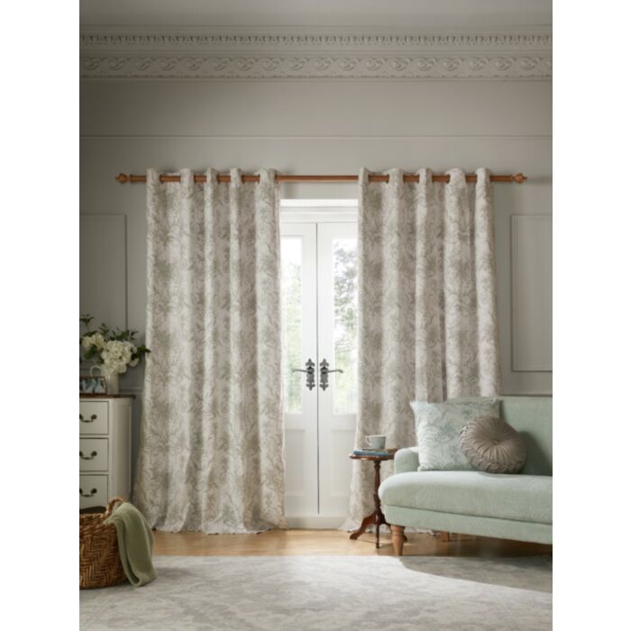 ashley wilde Laura Ashley Tuileries Dark Dove Grey Ready Made Curtains