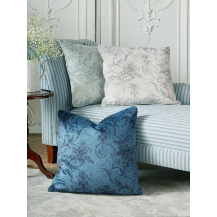Ashley Wilde Laura Ashley Tuileries Midnight 50x50cm Microfibre Cushion