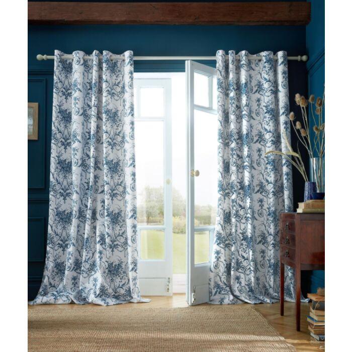 ashley wilde Laura Ashley Tuileries Midnight Eyelet Ready Made Curtains