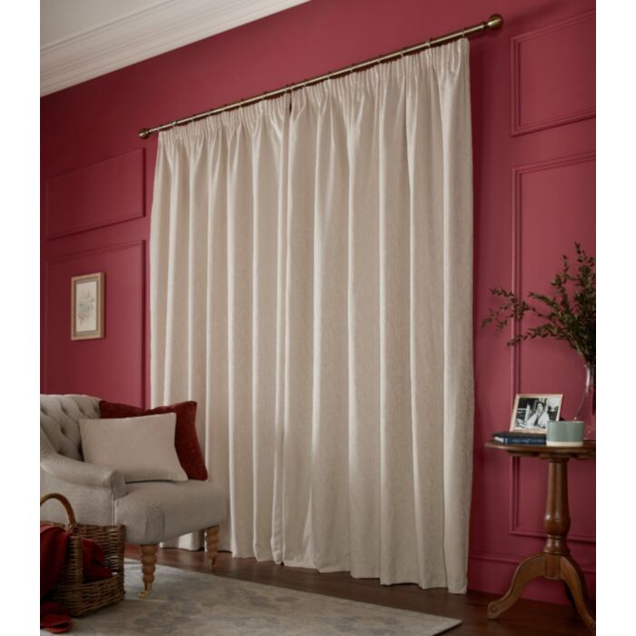 Ashley Wilde Laura Ashley Whinfell Natural Ready Made Curtains