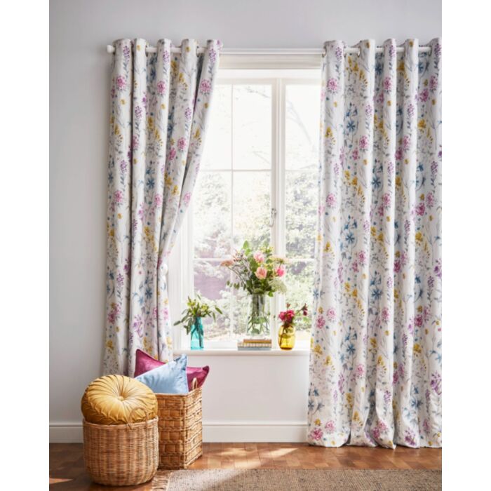 ashley wilde Laura Ashley Wild Meadow Multi Ready Made Curtains