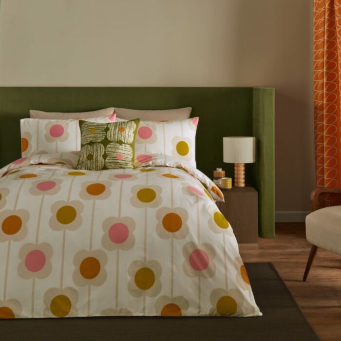 ashley wilde Orla Kiely Abacus Flower Sunrise Bedding