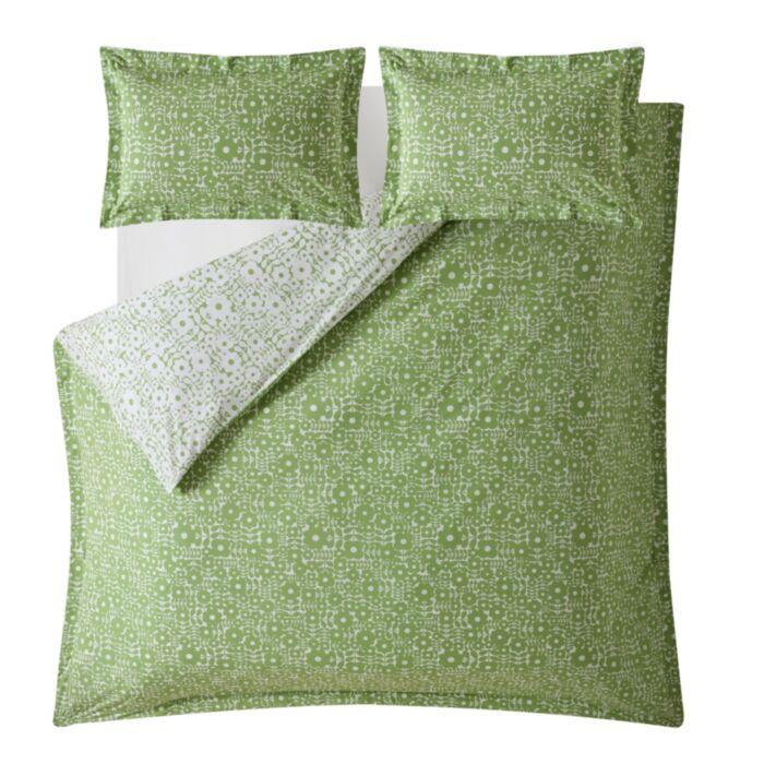 Ashley Wilde Orla Kiely Criss Cross Stem Basil Green Bedding