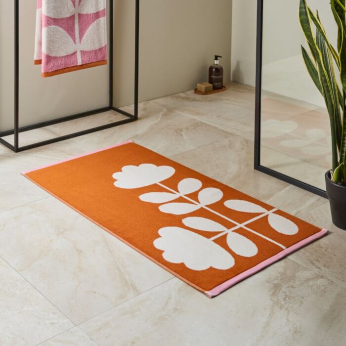 Ashley Wilde Orla Kiely Cut Stem Tulip/Paprika Towels