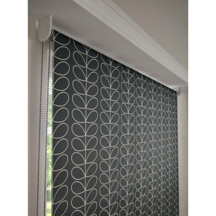 Ashley Wilde Orla Kiely Linear Stem Cool Grey Ready Made Roller Blind