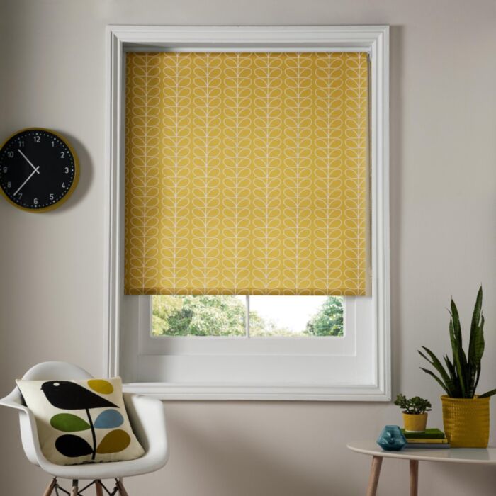 ashley wilde Orla Kiely Linear Stem Dandelion Ready Made Roller Blind