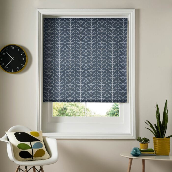 Ashley Wilde Orla Kiely Linear Stem Whale Ready Made Roller Blind