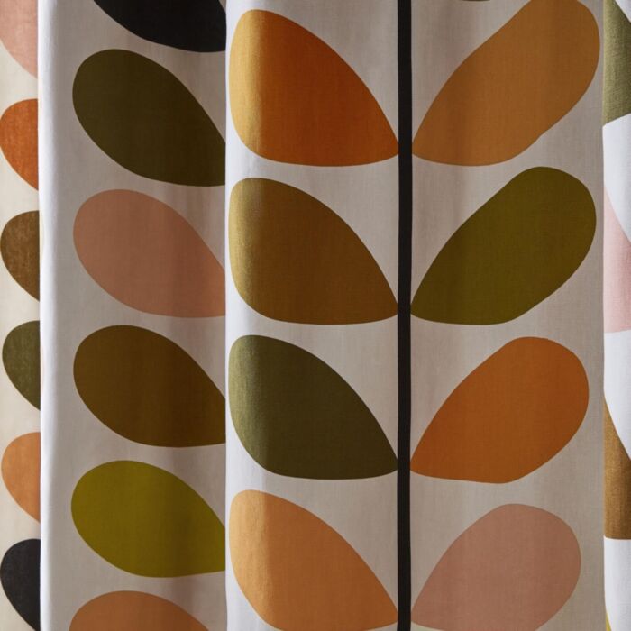 ashley wilde Orla Kiely Multi Stem Auburn Ready Made Curtains