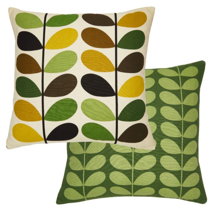 Ashley Wilde Orla Kiely Multi Stem Fern/Ochre 50x50cm Microfibre Cushion