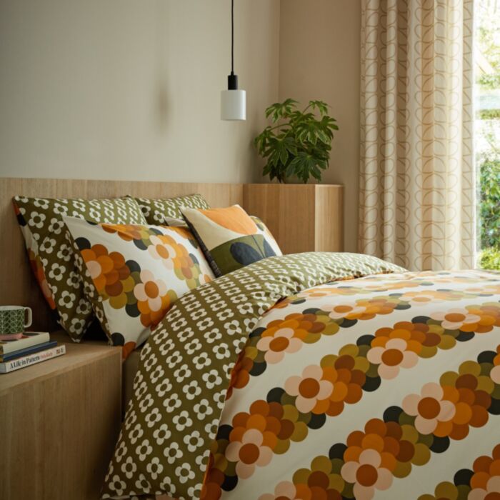 Ashley Wilde Orla Kiely Retro Flower Stripe Multi Bedding