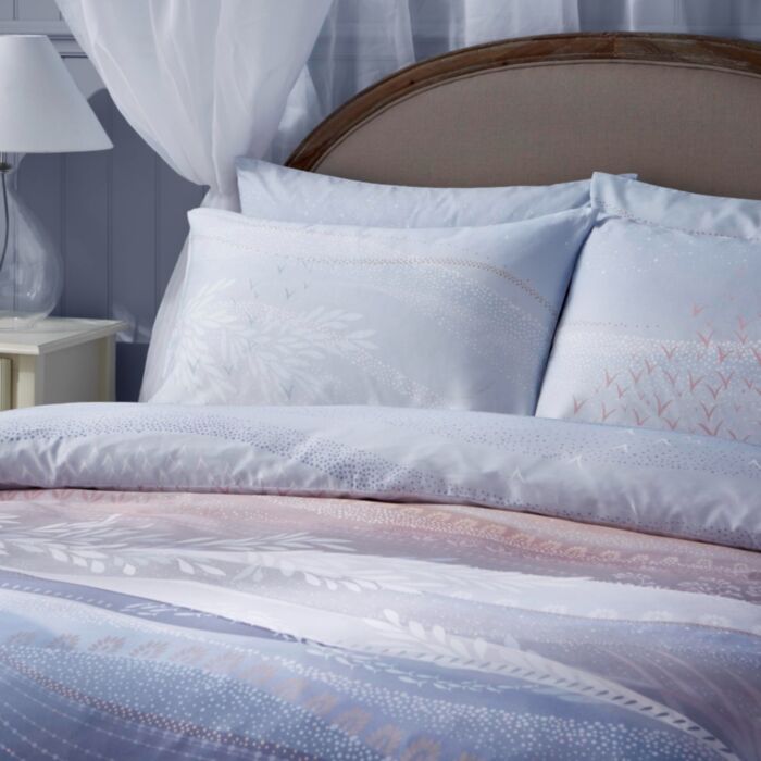 Ashley Wilde Sara Miller Coastal Dawn Blue/blush Bedding