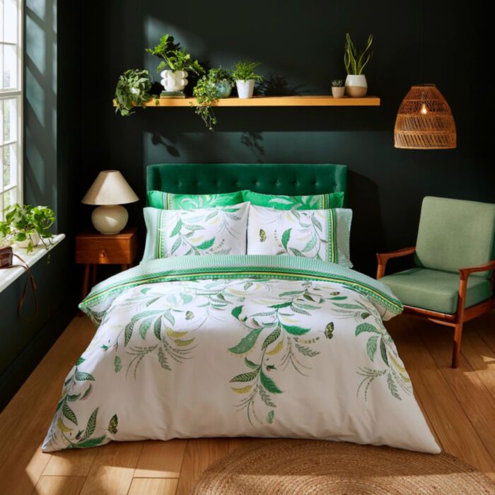 ashley wilde Sara Miller Fern Garden Spring Green Bedding