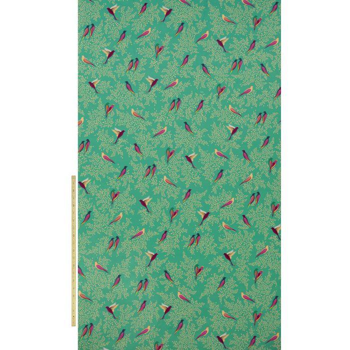 Ashley Wilde Sara Miller Sara Miller Volume 1 Green Birds Velvet