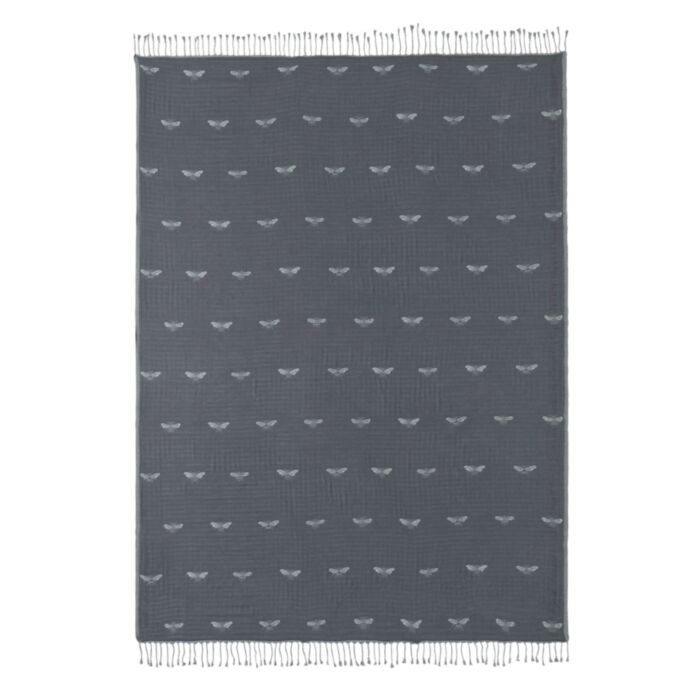 Ashley Wilde Sophie Allport Bee Granite 150x200cm Throw