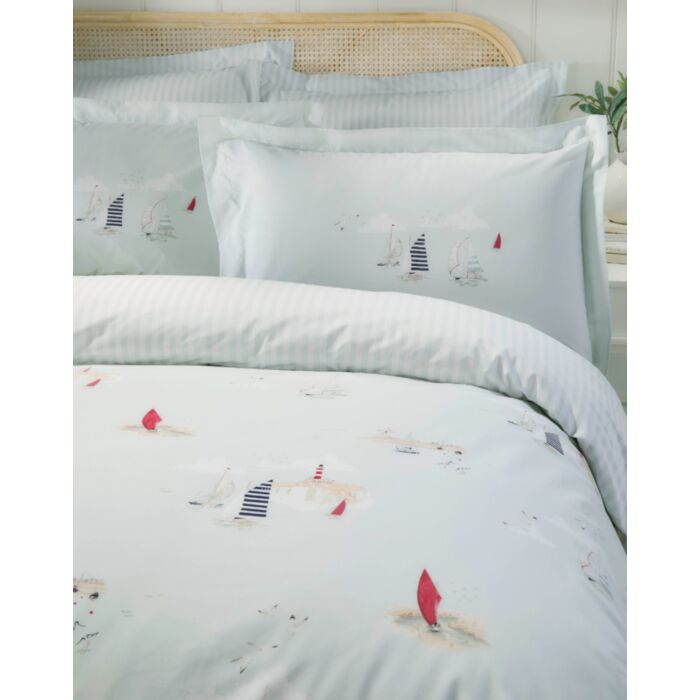 Ashley Wilde Sophie Allport Coastal Boats Blue Bedding