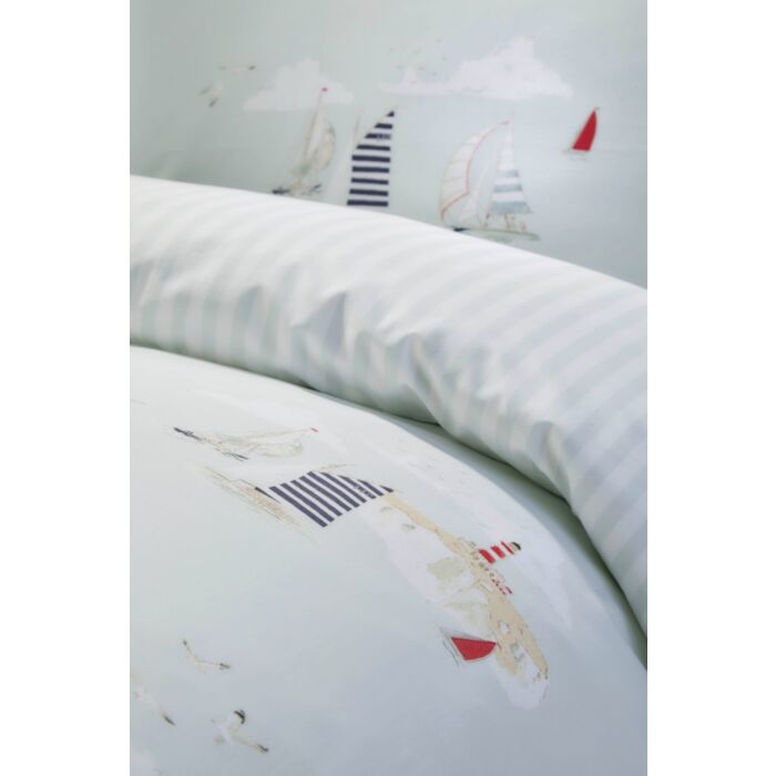 Ashley Wilde Sophie Allport Coastal Boats Blue Bedding