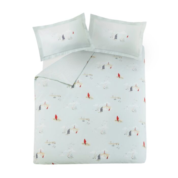 Ashley Wilde Sophie Allport Coastal Boats Blue Bedding