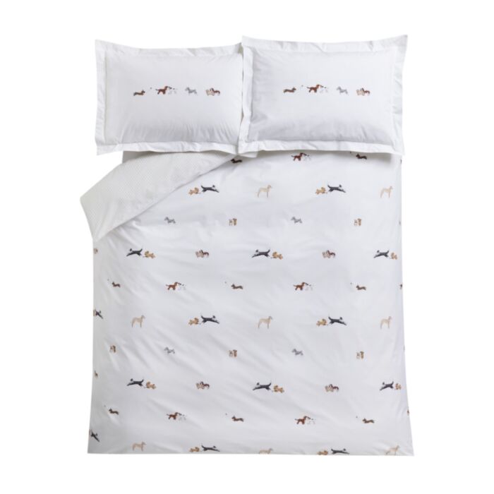 Ashley Wilde Sophie Allport Doggy Day Care Offwhite Bedding