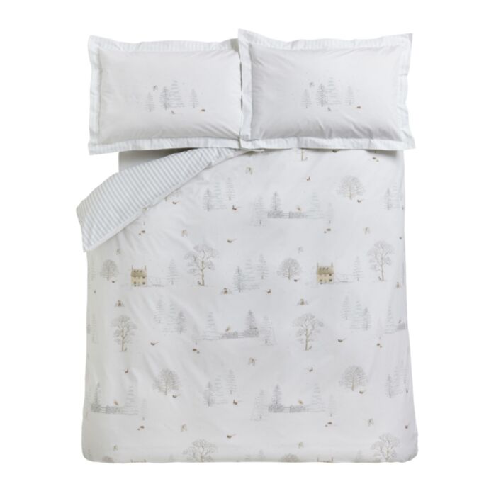 Ashley Wilde Sophie Allport Snowy Cottage White Bedding
