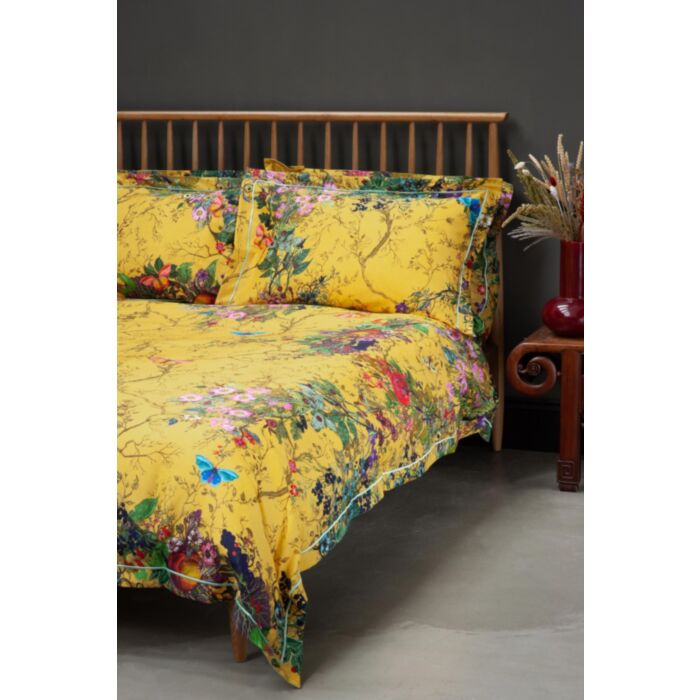 Ashley Wilde Timorous Beasties Bloomsbury Garden Cadmium Bedding