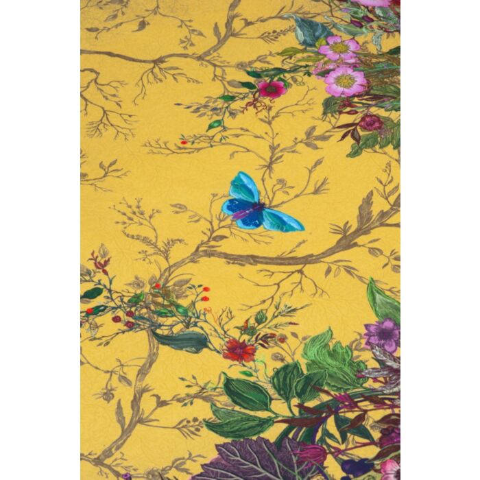 Ashley Wilde Timorous Beasties Bloomsbury Garden Cadmium Bedding