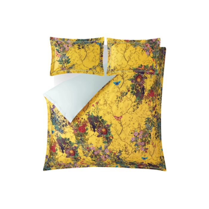 Ashley Wilde Timorous Beasties Bloomsbury Garden Cadmium Bedding