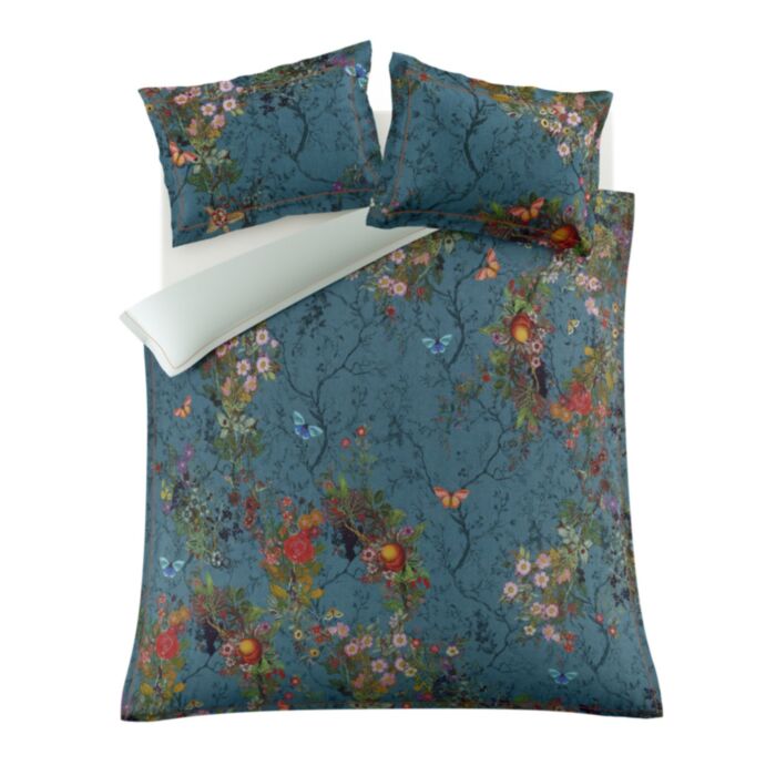 Ashley Wilde Timorous Beasties Bloomsbury Garden Teal Bedding