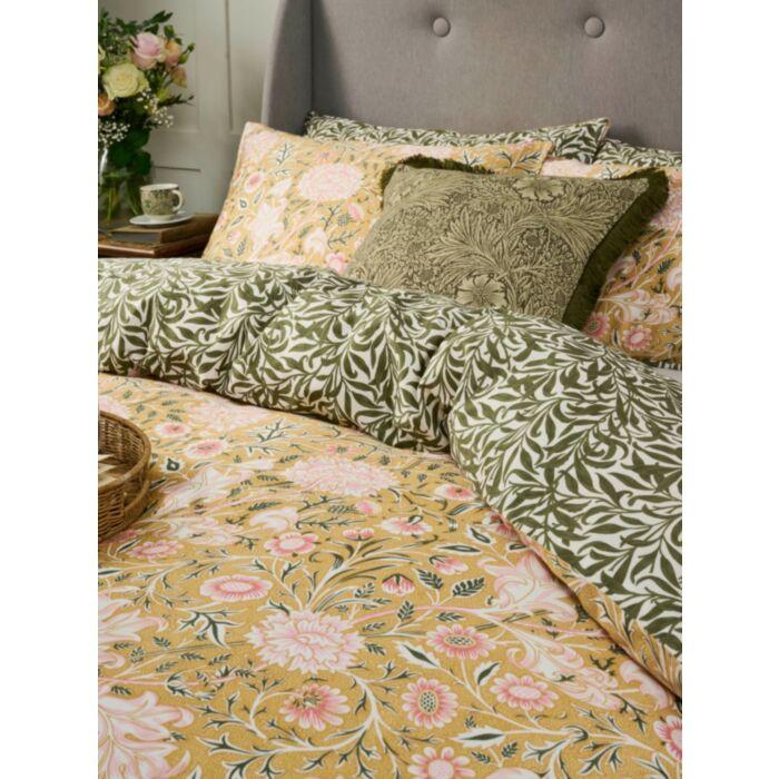 Ashley Wilde William Morris At Home Double Bough Gold Bedding