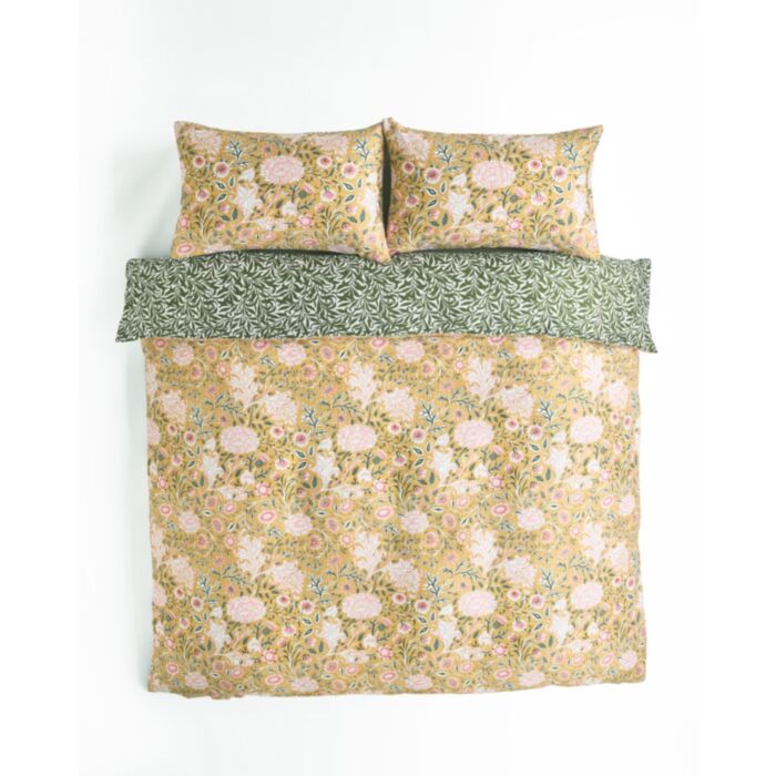 Ashley Wilde William Morris At Home Double Bough Gold Bedding