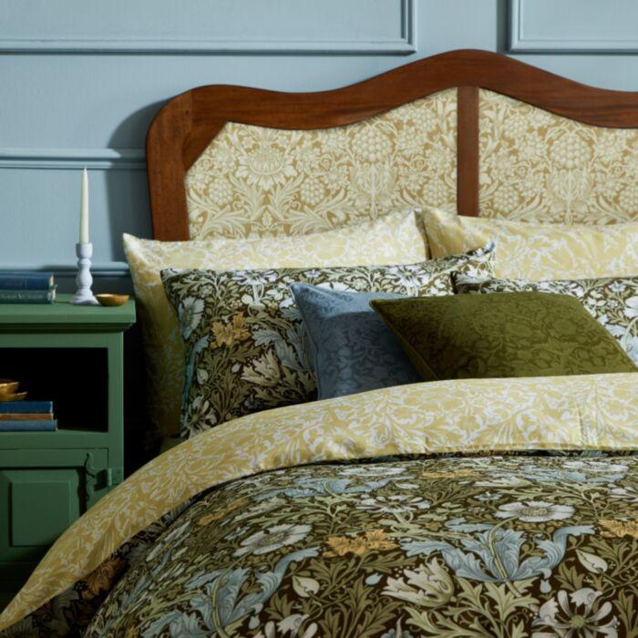 Ashley Wilde William Morris Compton Olive Green Bedding