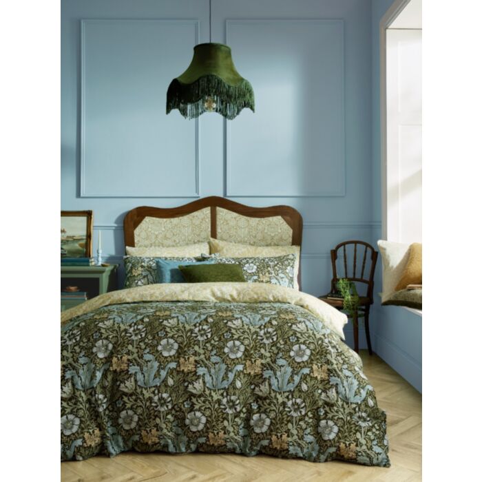 Ashley Wilde William Morris Compton Olive Green Bedding