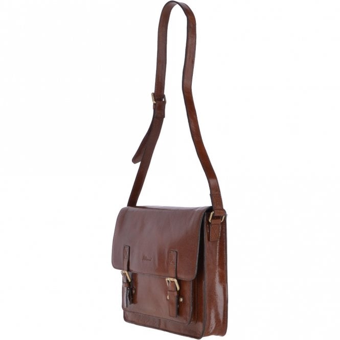Ashwood Leather 14 Inch Vegetable Tanned Leather Satchel Chestnut/ Vt : Josh