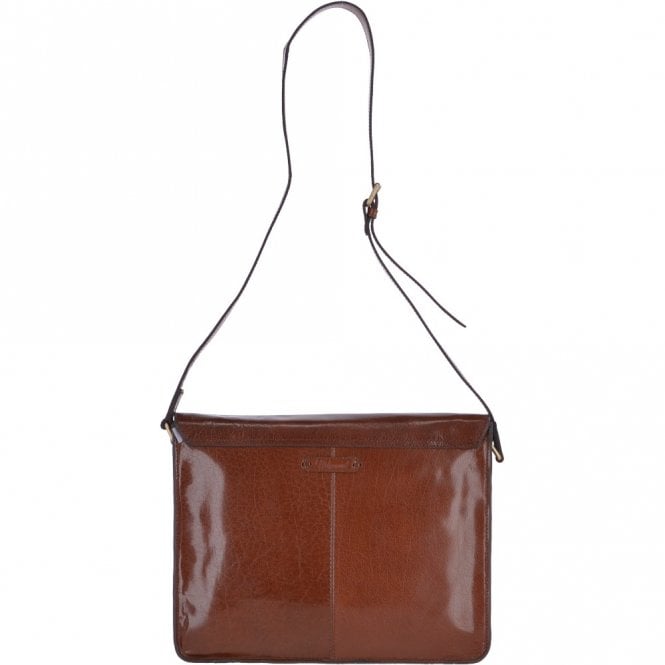 Ashwood Leather 14 Inch Vegetable Tanned Leather Satchel Chestnut/ Vt : Josh