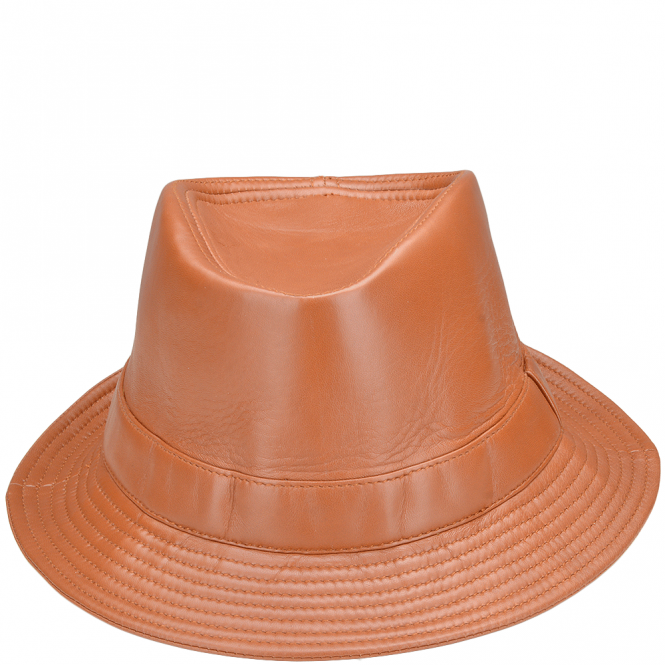 Ashwood Leather All Leather Gentleman's Hat Tan : GH-1