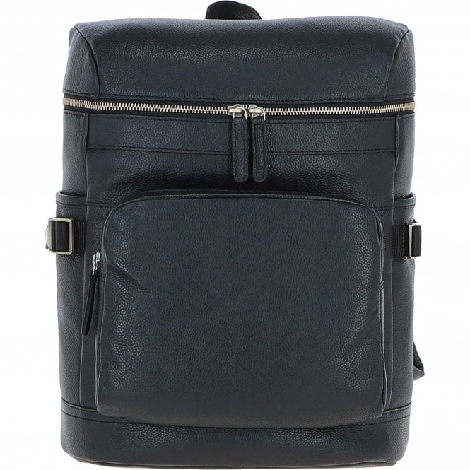 ashwood leather Ashwood Classic Leather Laptop Rucksack Black: Q-45