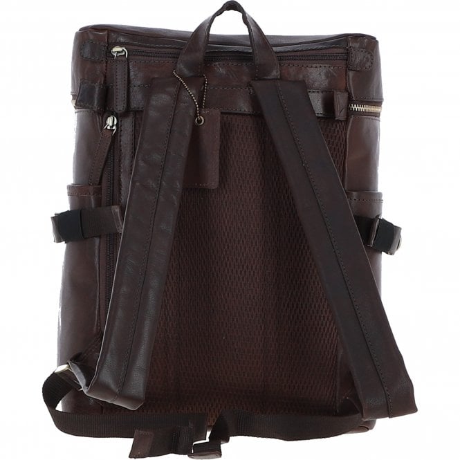 Ashwood Leather Ashwood Classic Leather Laptop Rucksack Brandy: Q-45