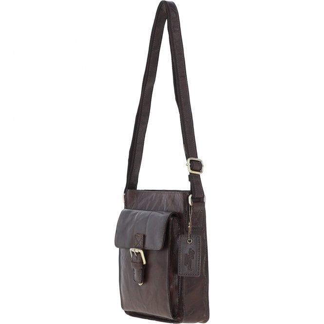 Ashwood Leather Ashwood Classic Leather Side Bag Brandy: Q-41