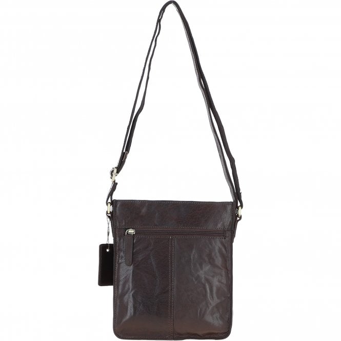 Ashwood Leather Ashwood Classic Leather Side Bag Brandy: Q-41