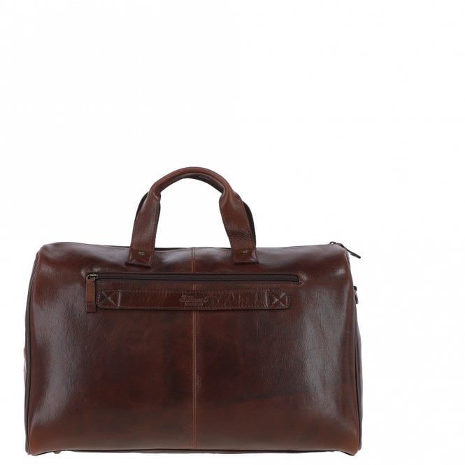 Ashwood Leather Ashwood Hi Veg Leather Flight-Cabin Weekend Holdall Tempo Brown : 8150